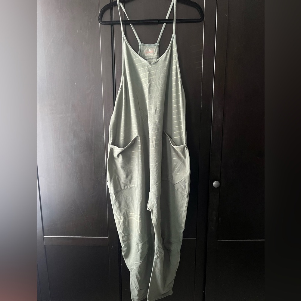 Free People Hot Shot Onesie SEA GRASS